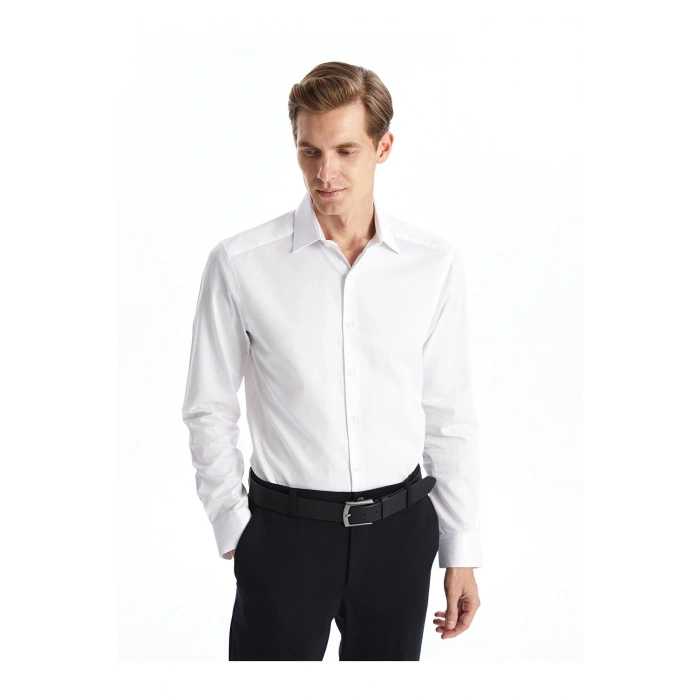 Slim Fit Uzun Kollu Erkek Gömlek