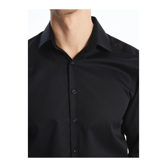 Slim Fit Uzun Kollu Erkek Gömlek