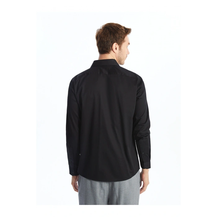 Slim Fit Uzun Kollu Erkek Gömlek
