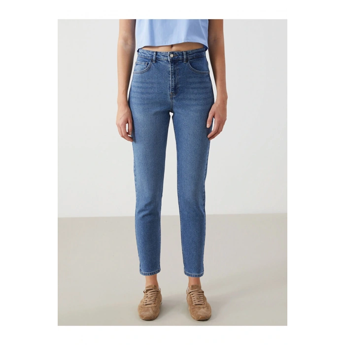 Slim Mom Kadin Jean Pantolon - S51949Z8
