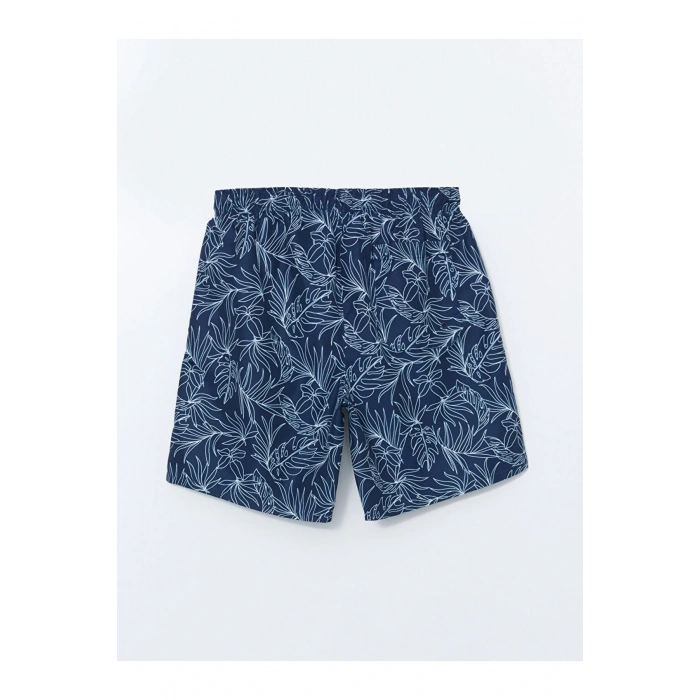 SOUTHBLUE Diz Hizası Boy Desenli Erkek Deniz Şortu