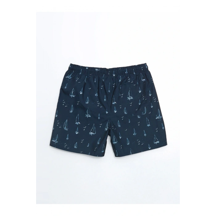 SOUTHBLUE Kısa Boy Desenli Erkek Deniz Şortu