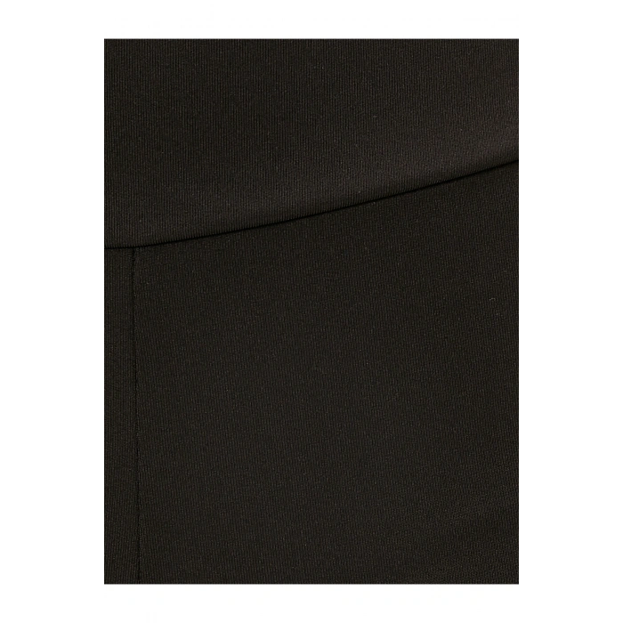 Sporcu Kısa Tayt Kalın Belli Baskılı