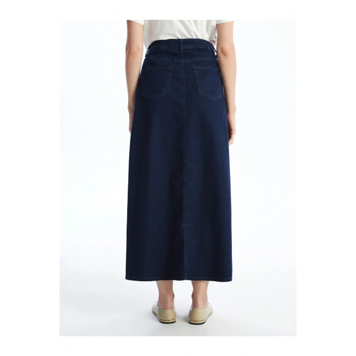 Standart Fit Kadın Jean Etek