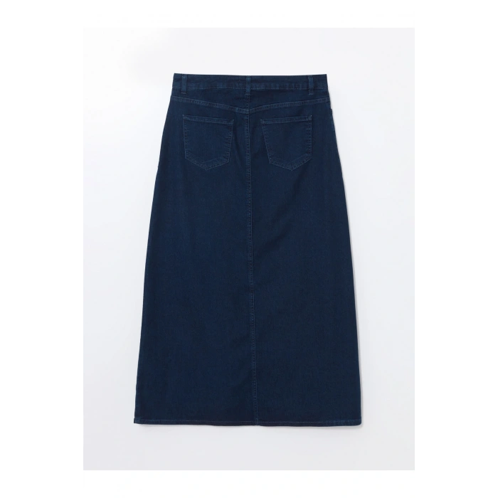 Standart Fit Kadın Jean Etek