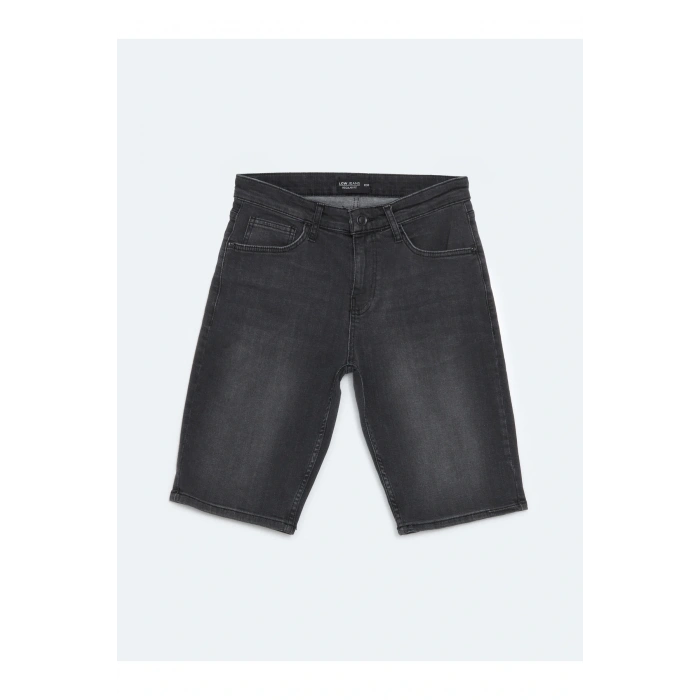 Standart Kalıp Erkek Jean Şort