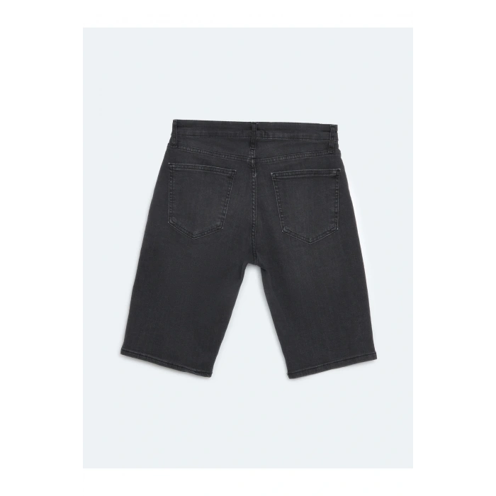 Standart Kalıp Erkek Jean Şort