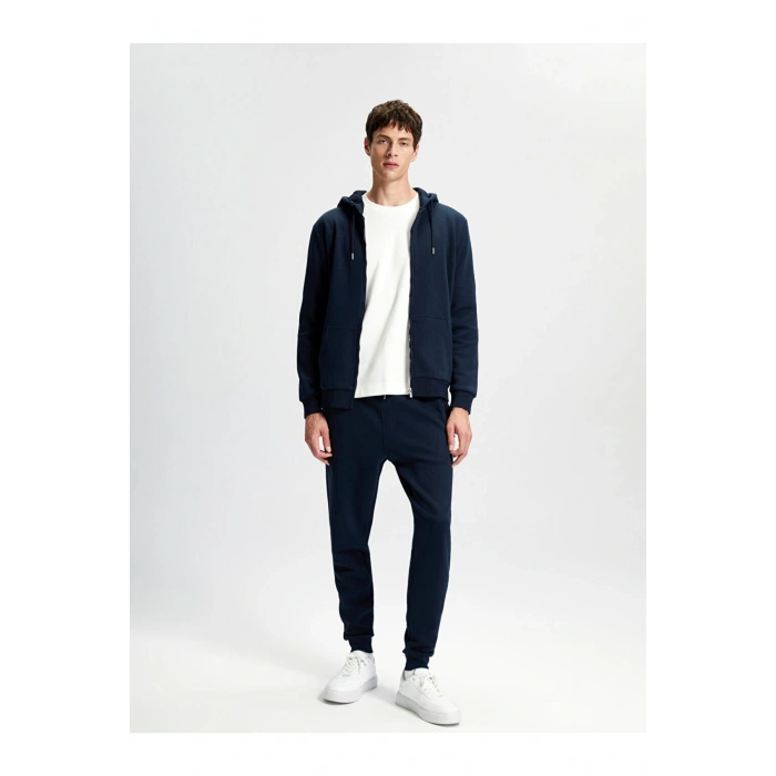 Standart Kalip Erkek Kalin Jogger Esofman Alti - W40847Z8