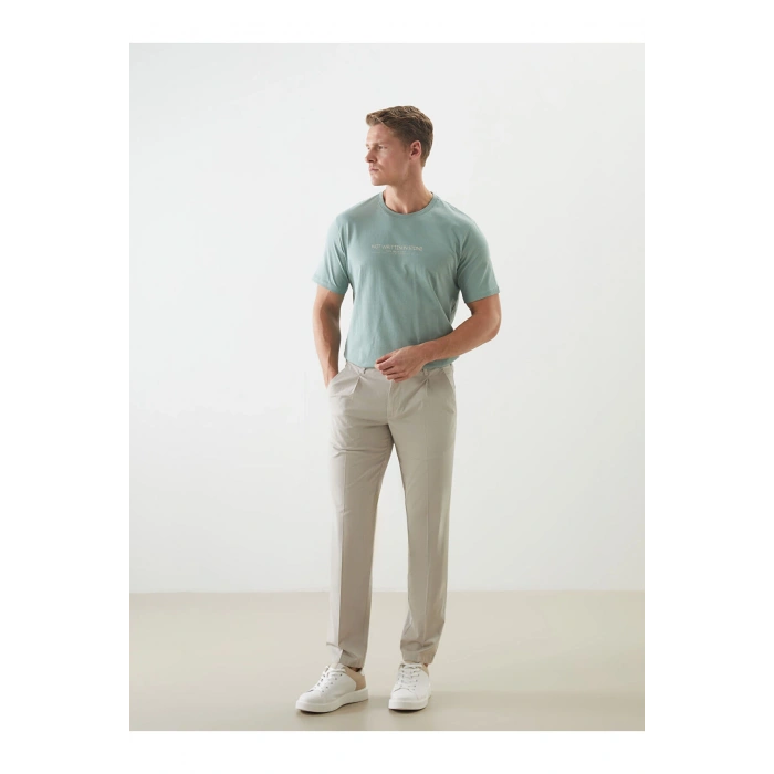 Standart Kalıp Gabardin Erkek Chino Pantolon