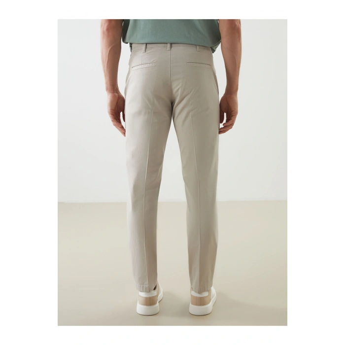 Standart Kalıp Gabardin Erkek Chino Pantolon