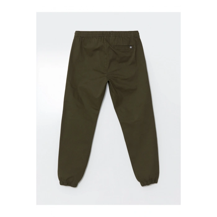 Standart Kalıp Gabardin Erkek Jogger Pantolon
