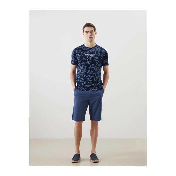 Standart Kalıp Gabardin Erkek Şort