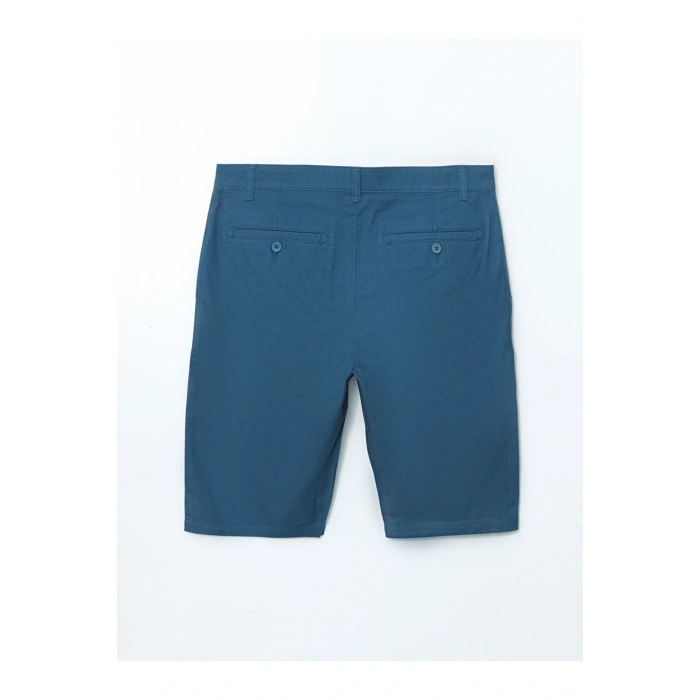 Standart Kalıp Gabardin Erkek Şort