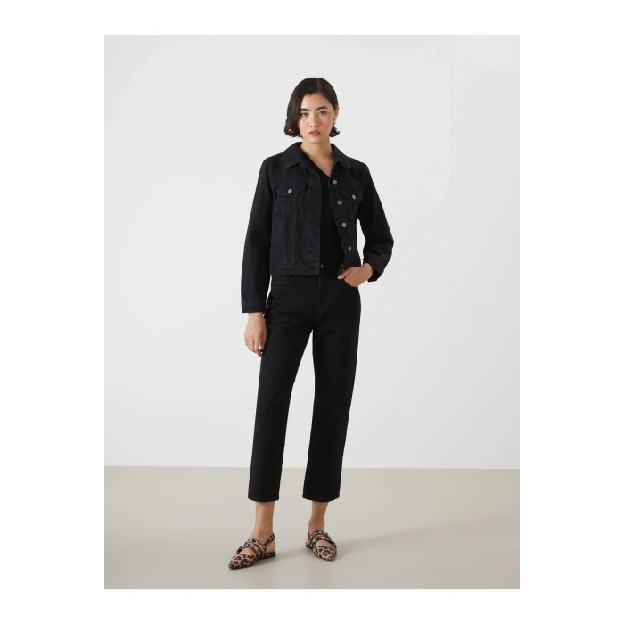 Straight Fit Kadın Jean Pantolon