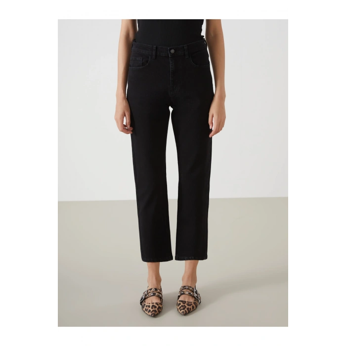 Straight Fit Kadın Jean Pantolon