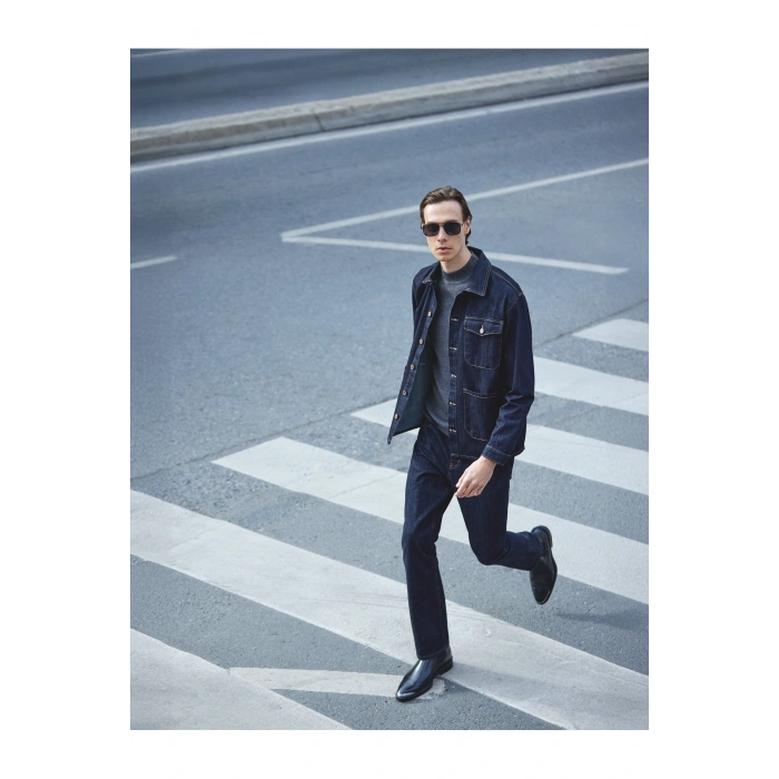 Straight Fit Kot Pantolon - Mark Jean