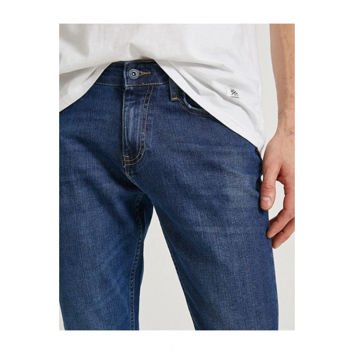 Straight Fit Kot Pantolon - Mark Jean - Indigo