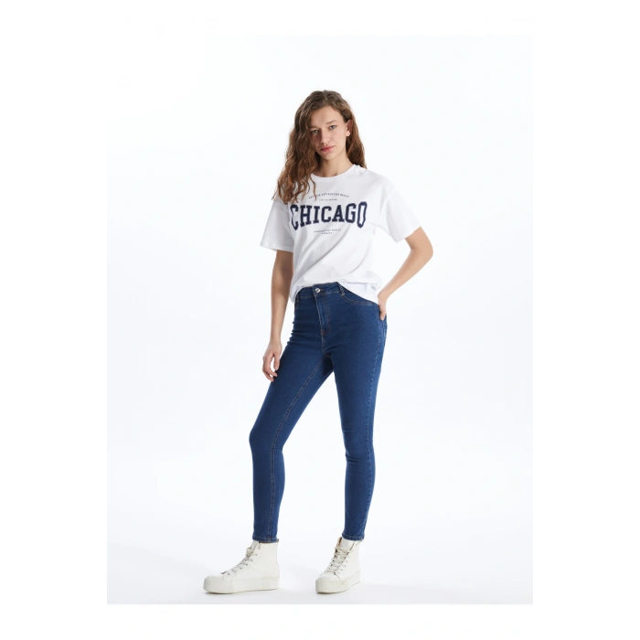 Süper Skinny Kadın Jean Pantolon