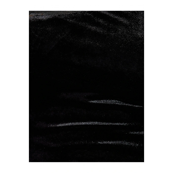 Tek Omuz Kadife Mini Payetli Fiyonk Detaylı Elbise