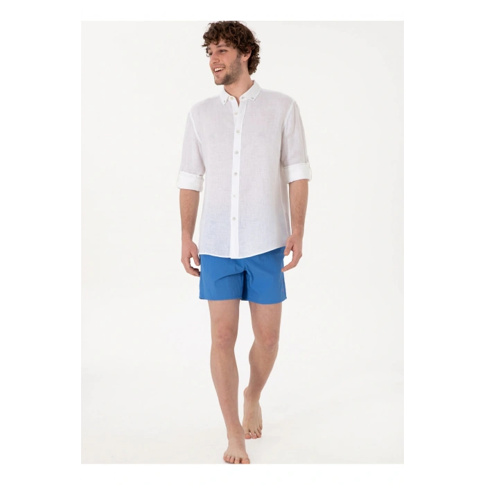 U.S. Polo Assn. Mavi Erkek Şort Mayo BLAS