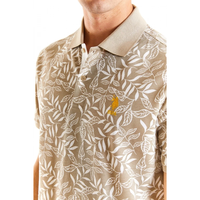 U.S. POLO ERKEK DESENLİ SPOR REGULAR FİT T-SHIRT G081SZ011.000.1826921 GETAFE