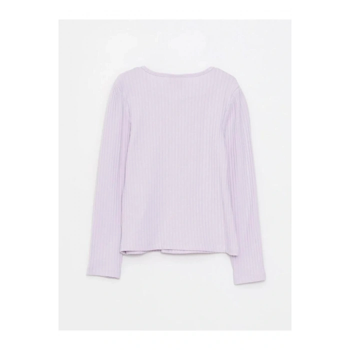 Uzun Kollu Kız Çocuk Tişört