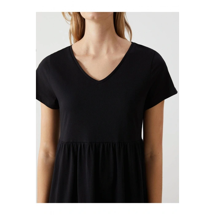 V Yaka Kadın Elbise (S5)