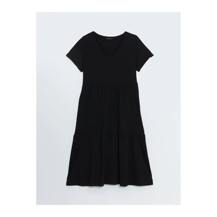 V Yaka Kadın Elbise (S5)