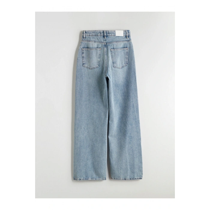 Wideleg Kadın Jean Pantolon