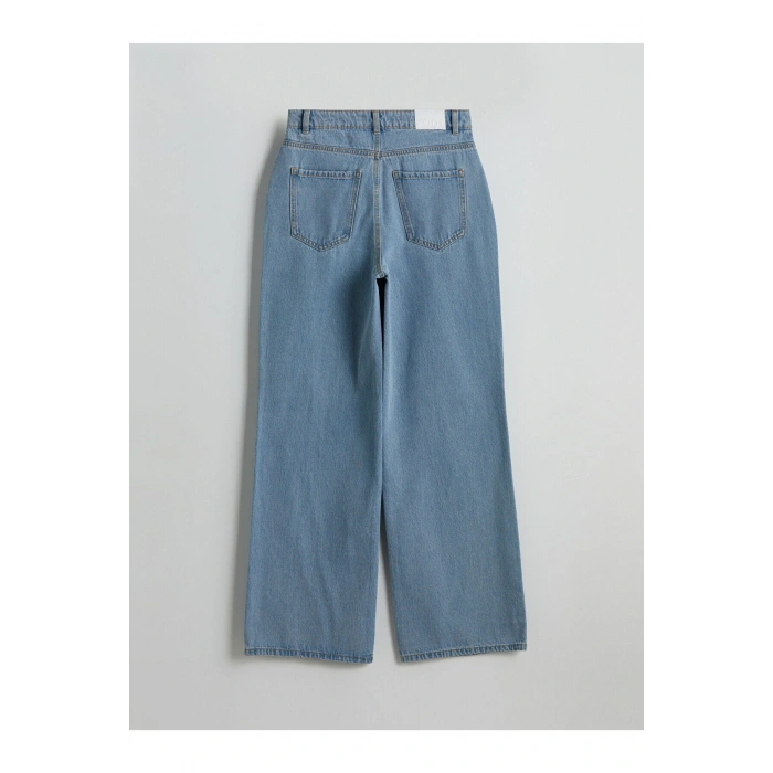 Wideleg Kadın Jean Pantolon