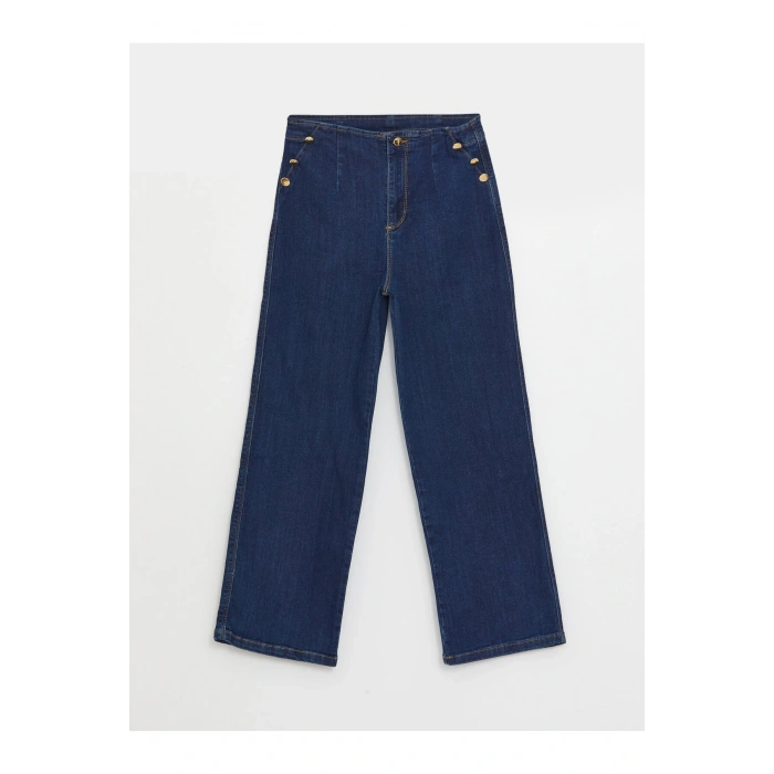 Wideleg Kız Çocuk Jean Pantolon