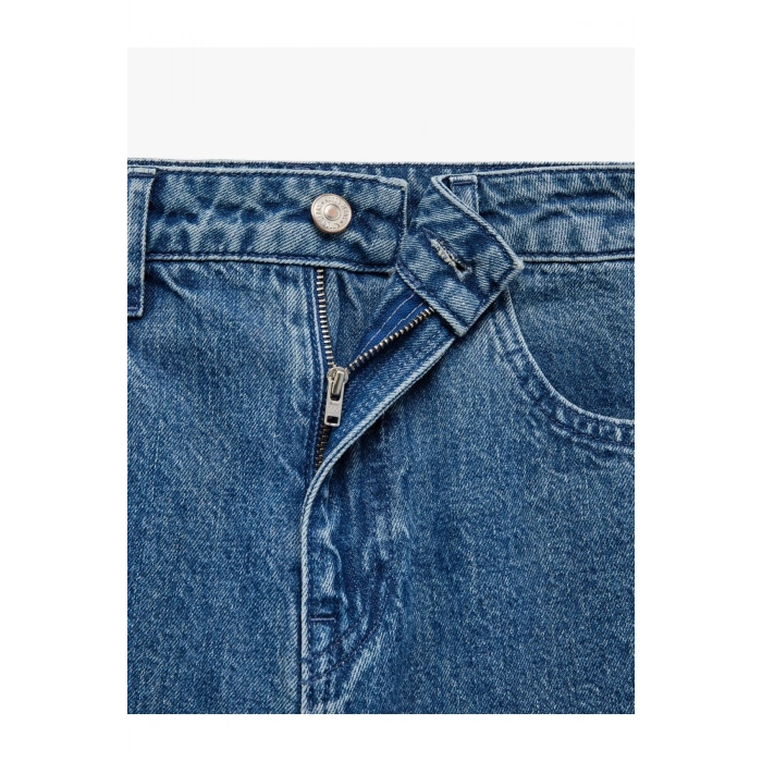 X Sima Tarkan - Pamuklu Düz Uzun Paça Normal Bel Jean Pantolon - Straight Fit Jean 5SAL4020
