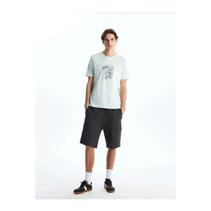 XSIDE Antrasit Slim Fit Erkek Kargo Şort