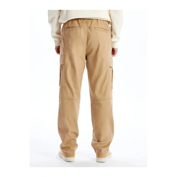 XSIDE Bej Rahat Kalıp Erkek Pantolon