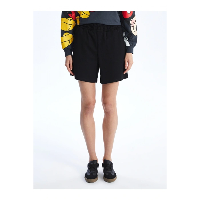 XSIDE Beli Lastikli Standart Fit Kadın Şort (S4)