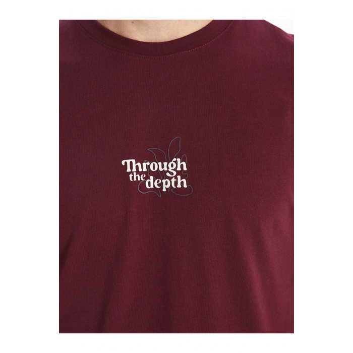 XSIDE Bisiklet Yaka Kısa Kollu Baskılı Penye Erkek Tişört