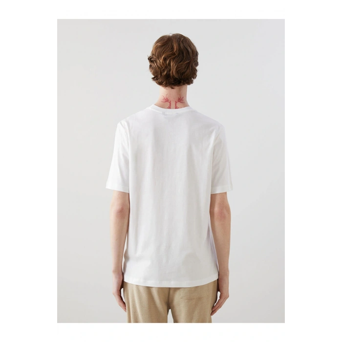 XSIDE Bisiklet Yaka Kısa Kollu Baskılı Penye Erkek Tişört