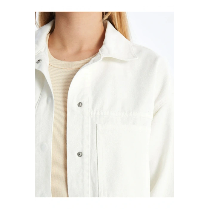 XSIDE  Gömlek Yaka Kadın Jean Ceket