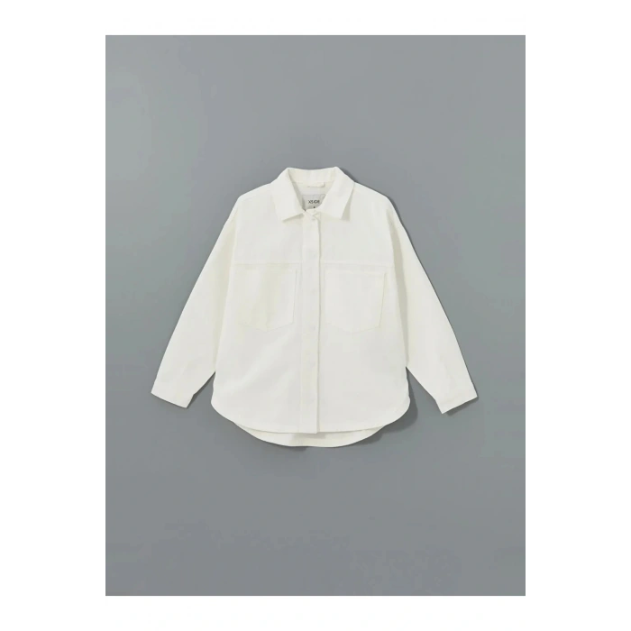 XSIDE  Gömlek Yaka Kadın Jean Ceket