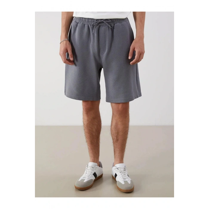 XSIDE Gri Standart Kalıp Erkek Şort