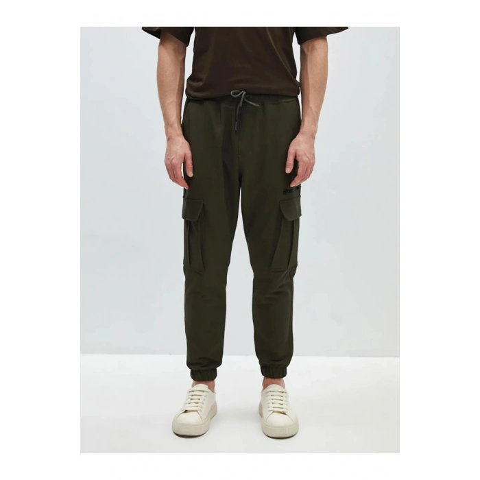 XSIDE Haki Slim Fit Erkek Kargo Pantolon