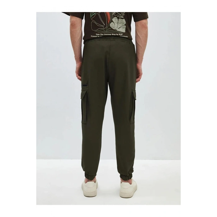 XSIDE Haki Slim Fit Erkek Kargo Pantolon