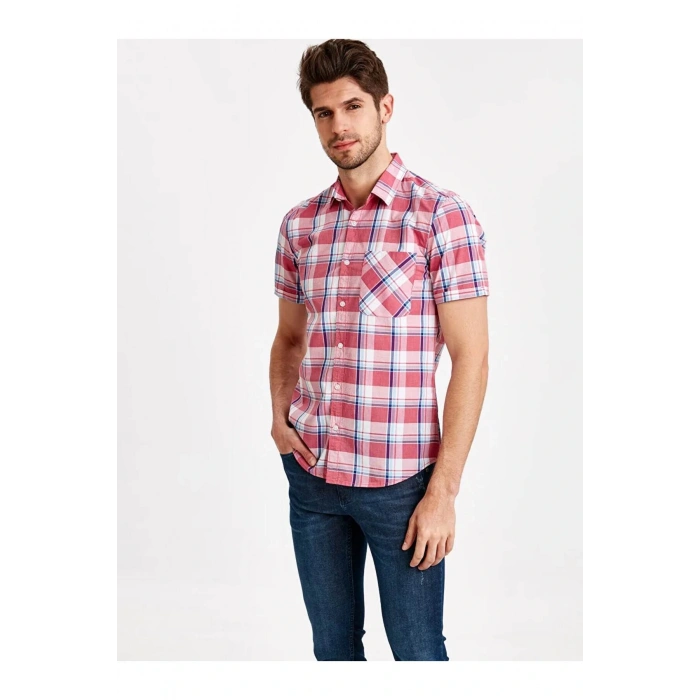 XSIDE Kirmizi Kırmızı Ekoseli Gömlek