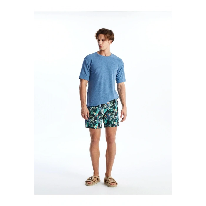 XSIDE Kısa Boy Desenli Erkek Deniz Şortu
