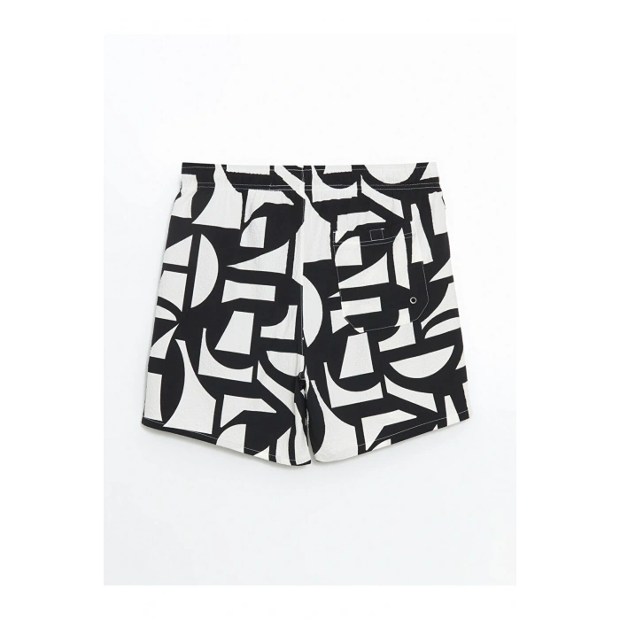 XSIDE Kısa Boy Desenli Erkek Deniz Şortu