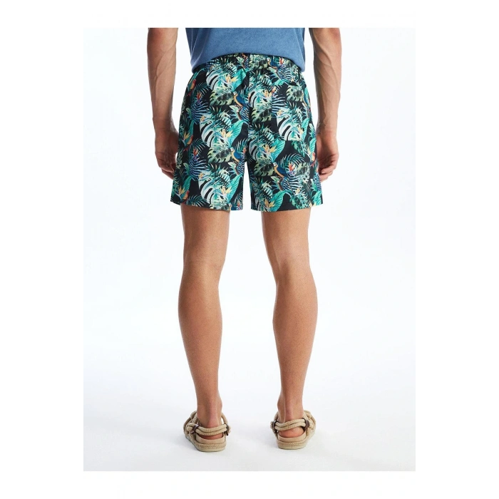 XSIDE Kısa Boy Desenli Erkek Deniz Şortu