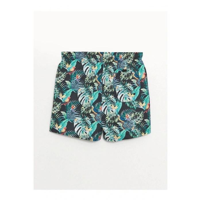 XSIDE Kısa Boy Desenli Erkek Deniz Şortu