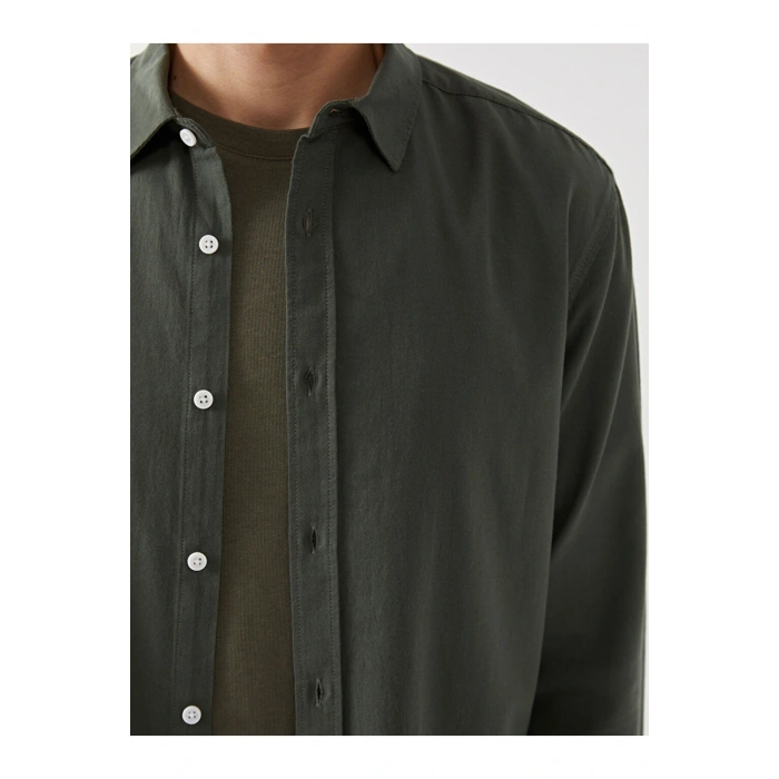 XSIDE Regular Fit Uzun Kollu Gabardin Erkek Gömlek
