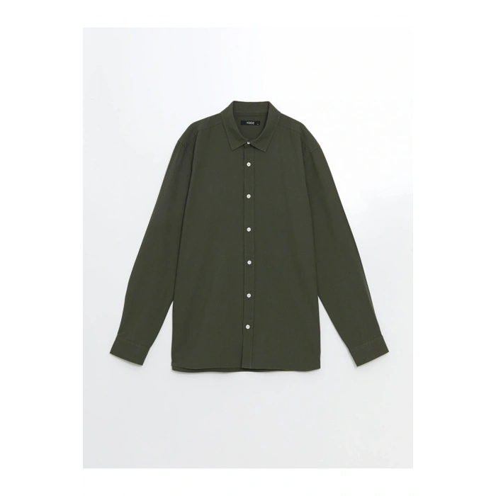 XSIDE Regular Fit Uzun Kollu Gabardin Erkek Gömlek