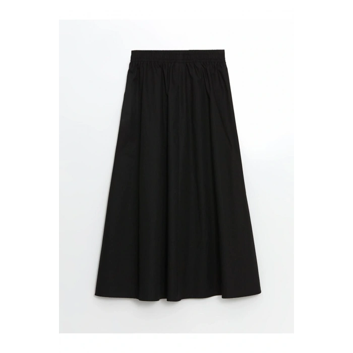 XSIDE Siyah Beli Lastikli Kadın Etek